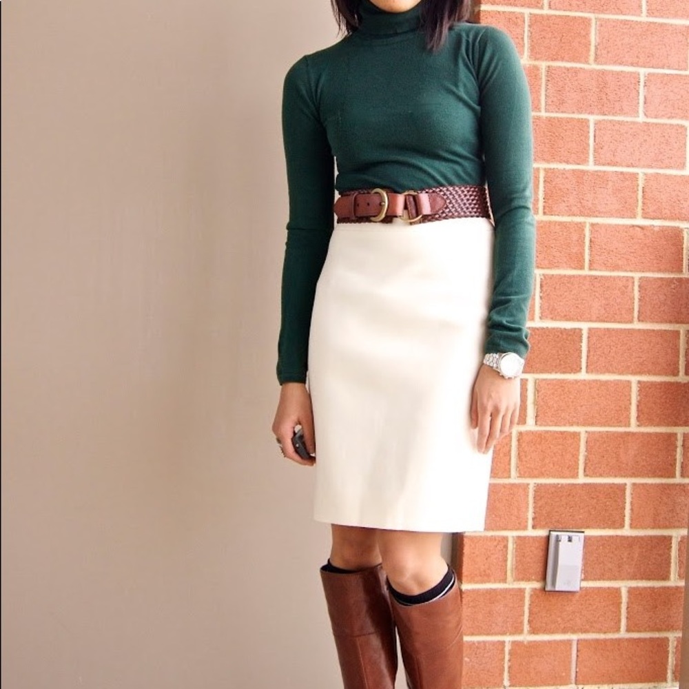 Jade Green Merano Turtleneck Sweater sz S